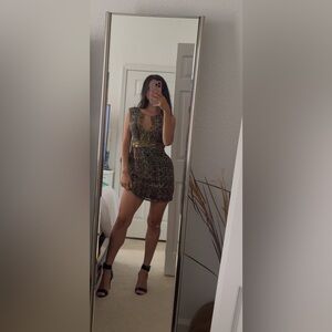 Nanette Lepore 100% silk mini dress.